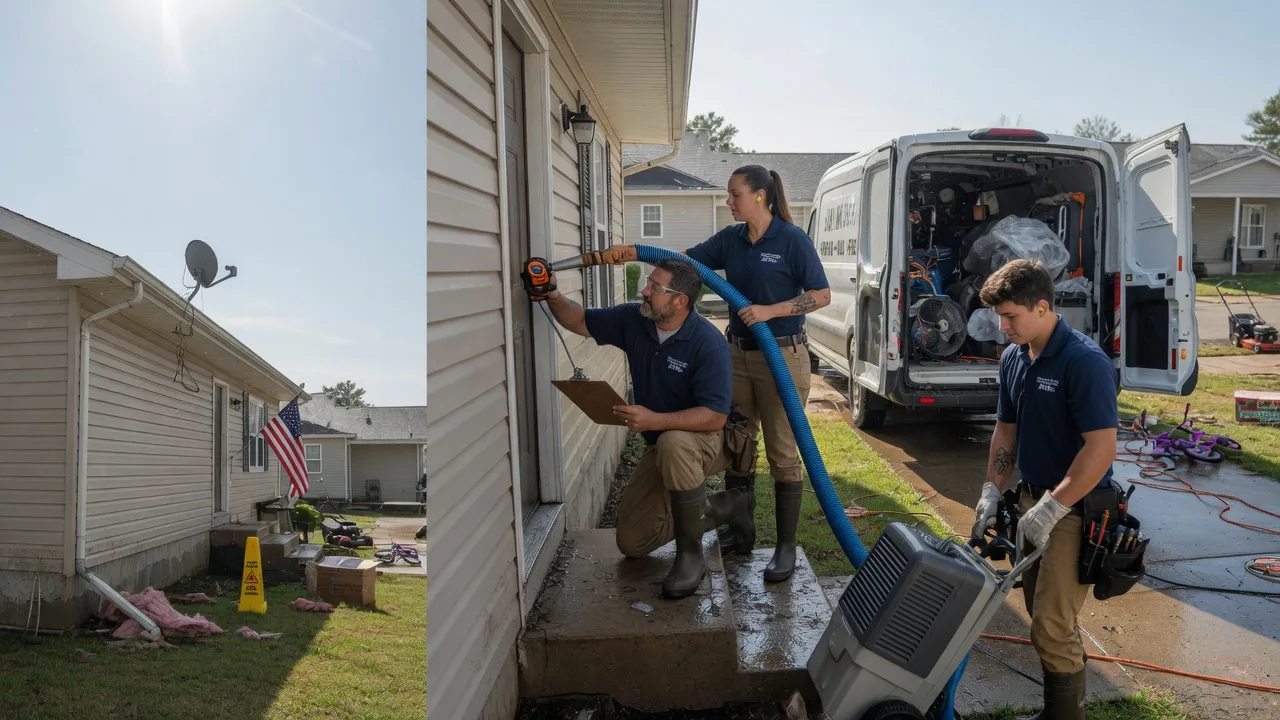 Ceiling Water Damage Restoration in Gifford, IL near me